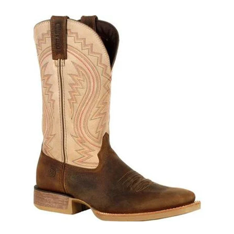 12" Wstrn Cofee and Bone Work Boot DDB0290