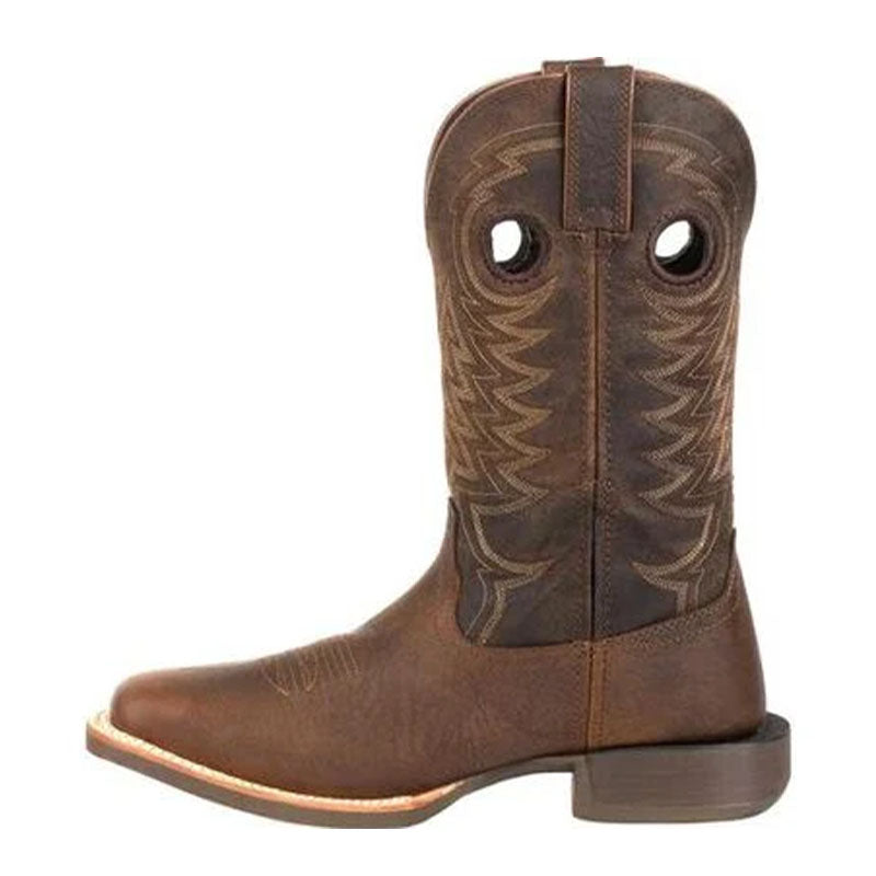 12" Wstrn Flaxen Brown Work Boot DDB0221