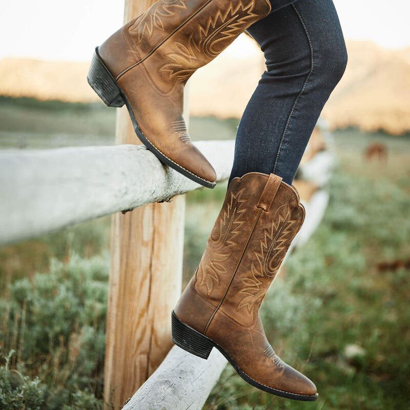 Heritage Brown Western Boot 10001021