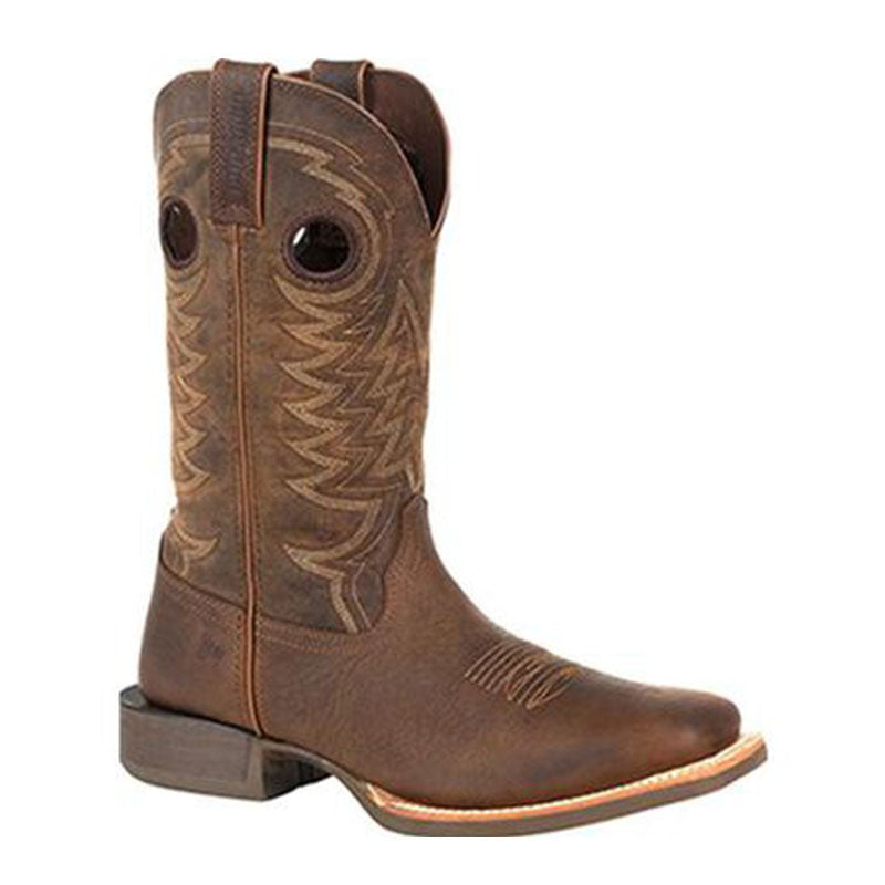 12" Wstrn Flaxen Brown Work Boot DDB0221