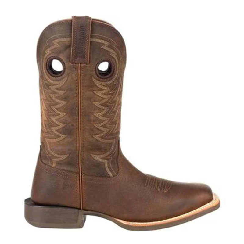 12" Wstrn Flaxen Brown Work Boot DDB0221