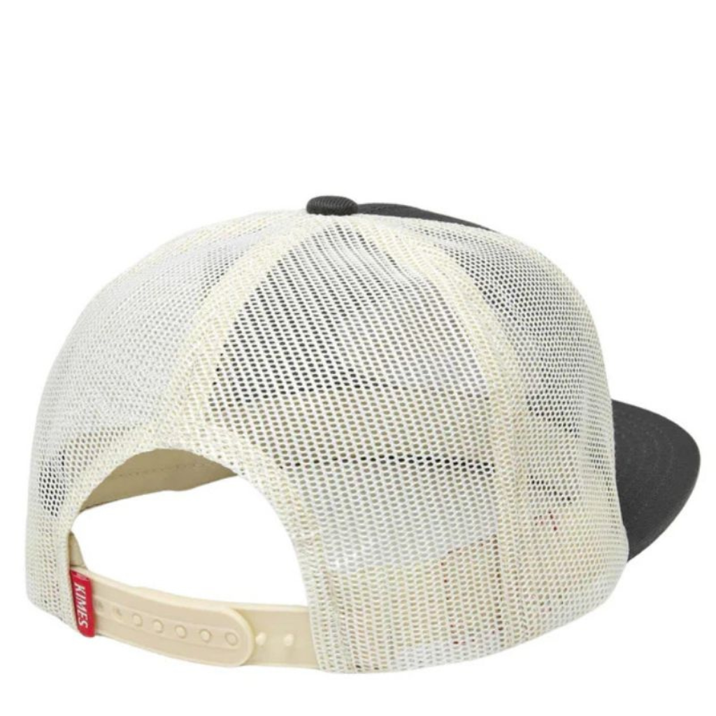Back view showing the white mesh and adjustable snapback closure.