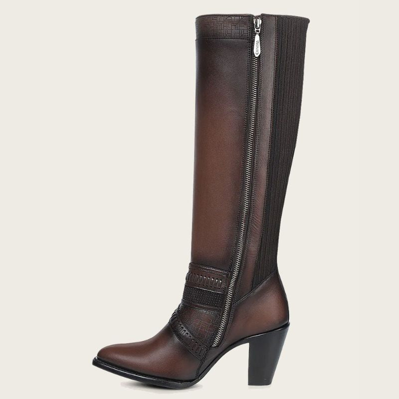Honey Laser & Zipper Boot CU868