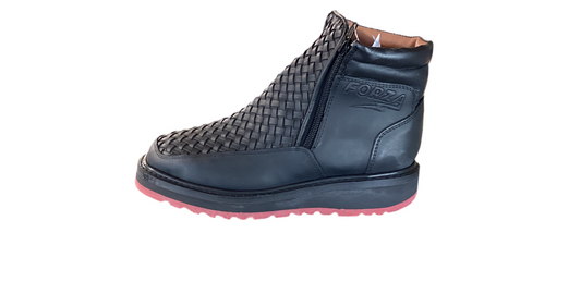 FB5005 FORZA BLACK ANKLE BOOT ZIPPER