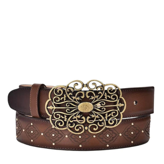 Cuadra Honey Laser & Studs Belt BC245