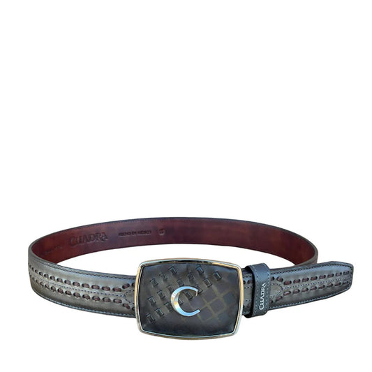 Cuadra Over Black Laser Belt BC248