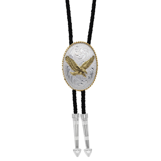 Oval Eagle Bolo Tie BT62T