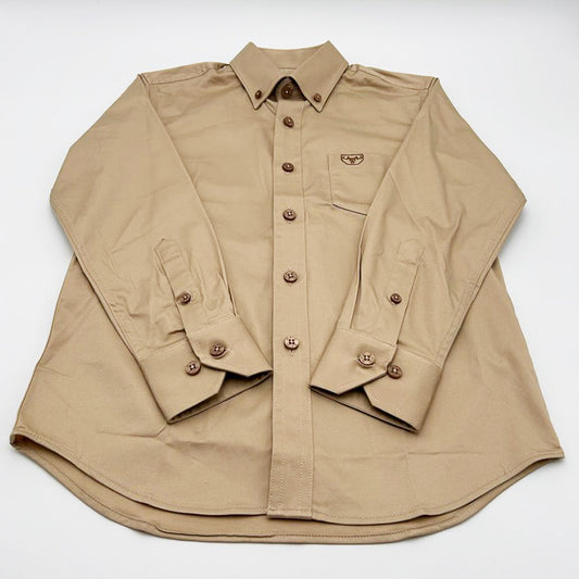 Beige Modern Fit Shirt CTK9261