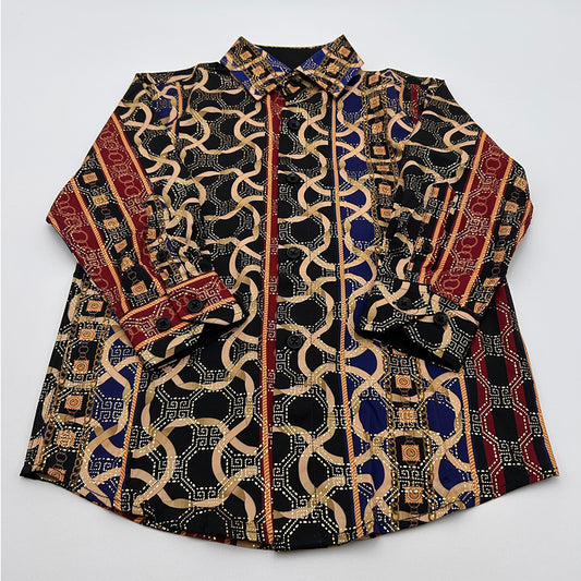 Boys Black/Blue Shirt LS021030 #17