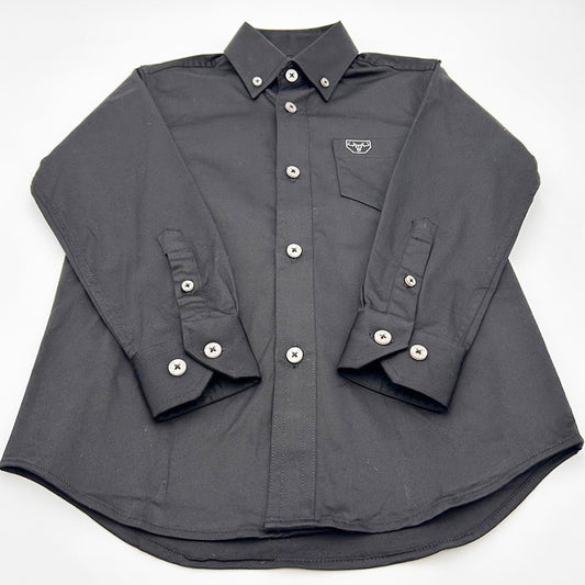 Black Modern Fit Shirt CTK9258