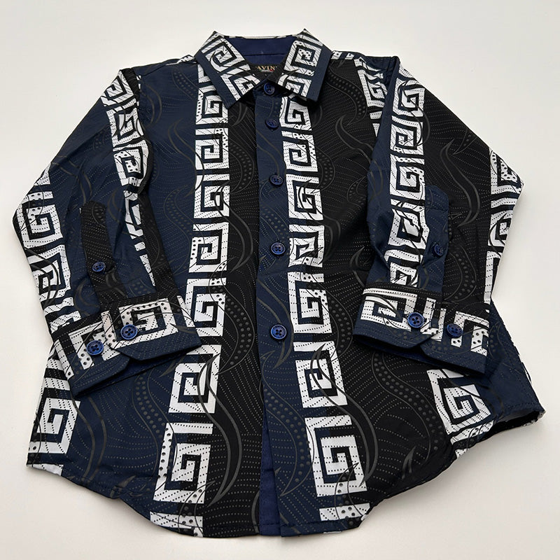 Boys Black/White Shirt PVKLS024 #16