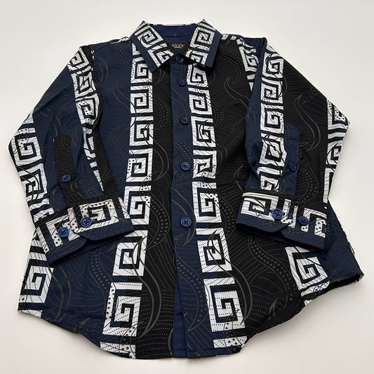 Boys Black/White Shirt PVKLS024 #16