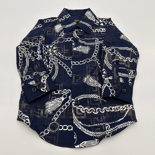 Boys Blue Shirt PVKLS020 #07