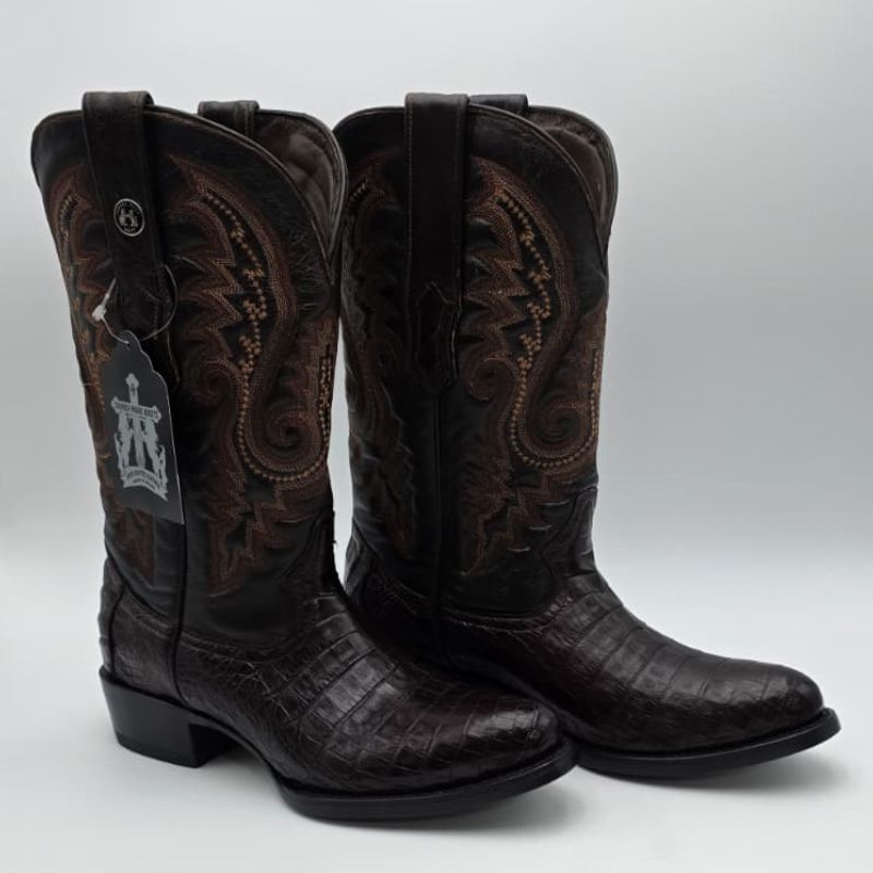 Caiman Belly Brown Boot TMX200622