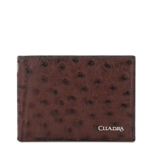 Brown Ostrich Wallet DU295