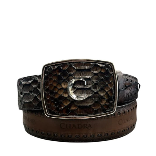 Honey Python Laser & Woven Belt BC424