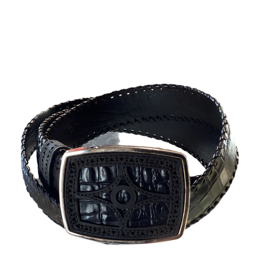 Black Laser Cuadra Belt 0026