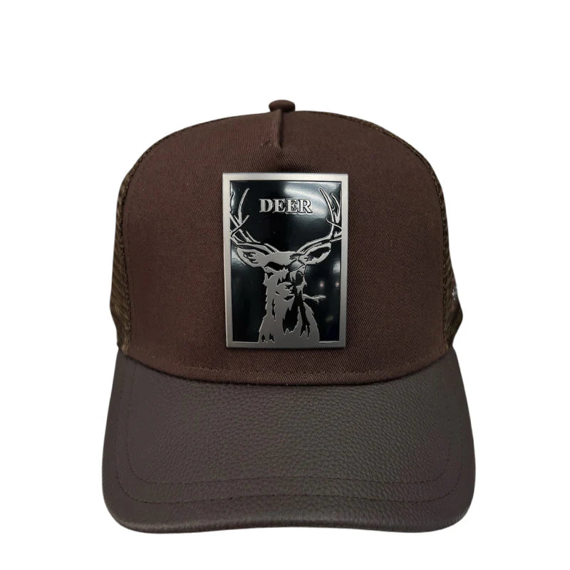 Chocolate Deer Patch Cap CC115