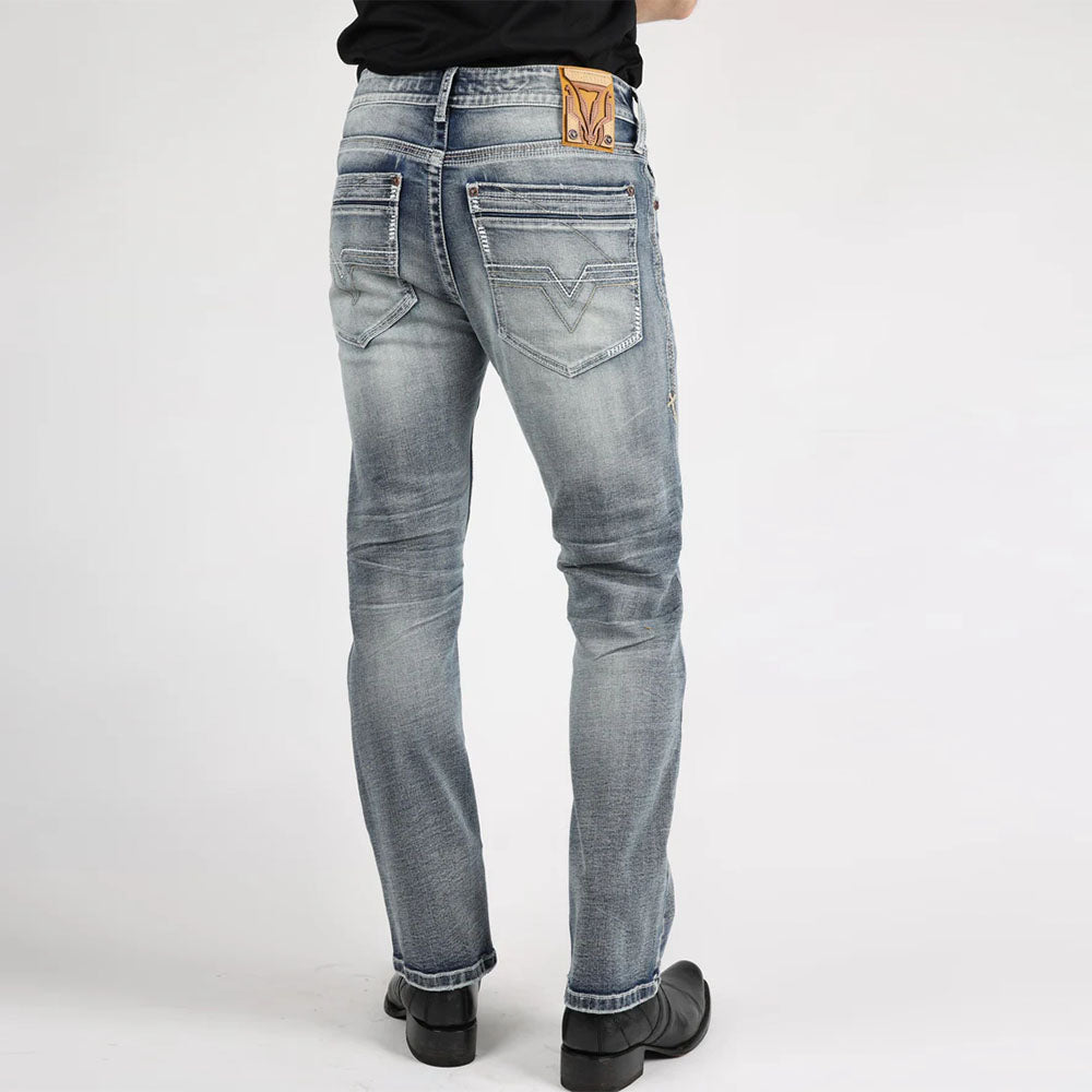 Blue Boot cut Jeans CBJ9886