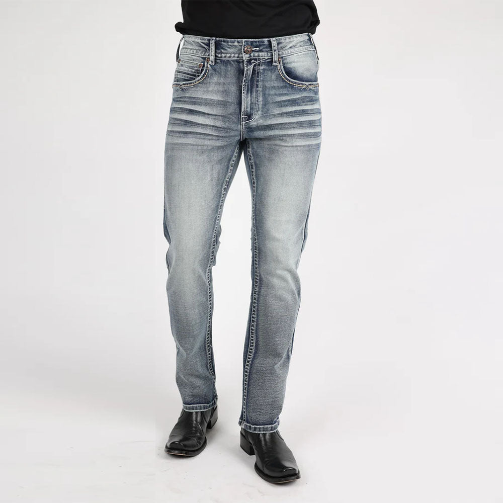 Blue Boot cut Jeans CBJ9886