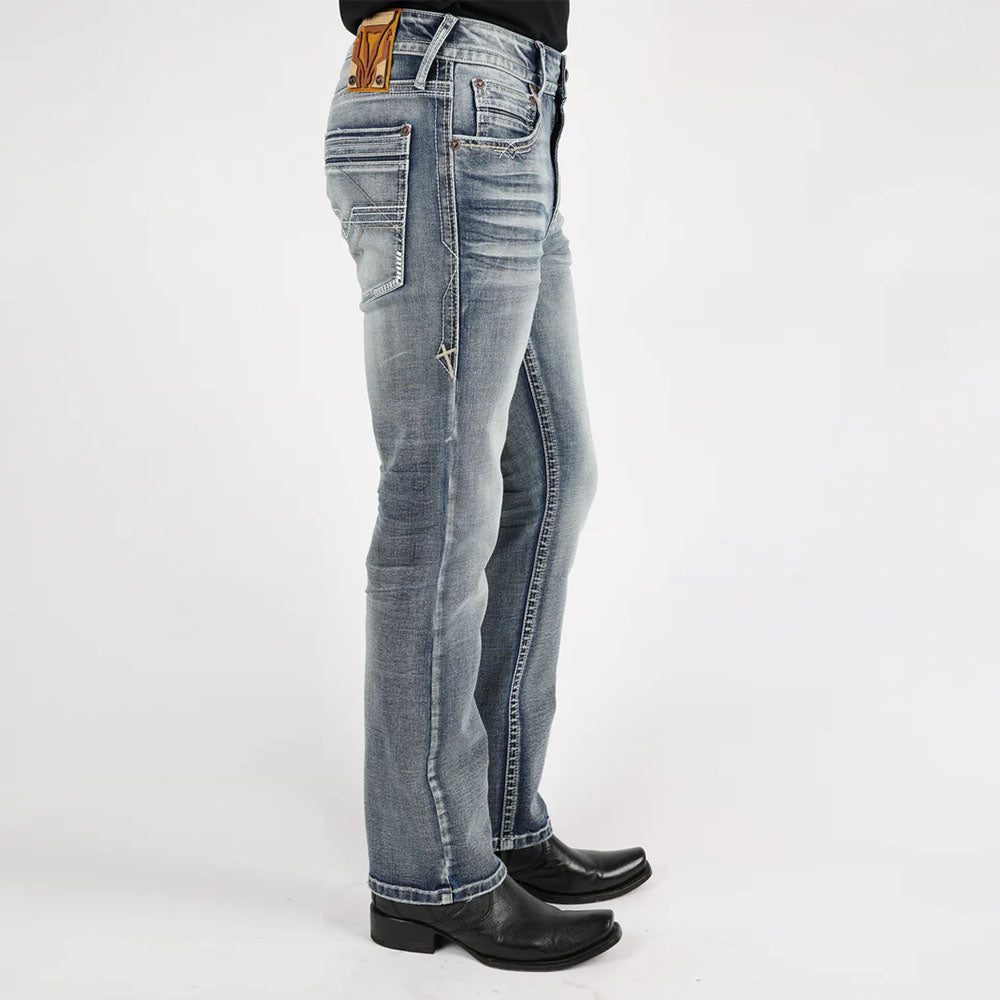 Blue Boot cut Jeans CBJ9886