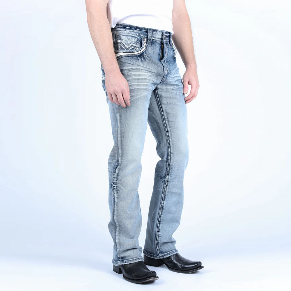 Slim Boot Cut Denim Jeans PHD9734