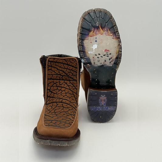 Honey Bull Collar Ankle Boot 0119
