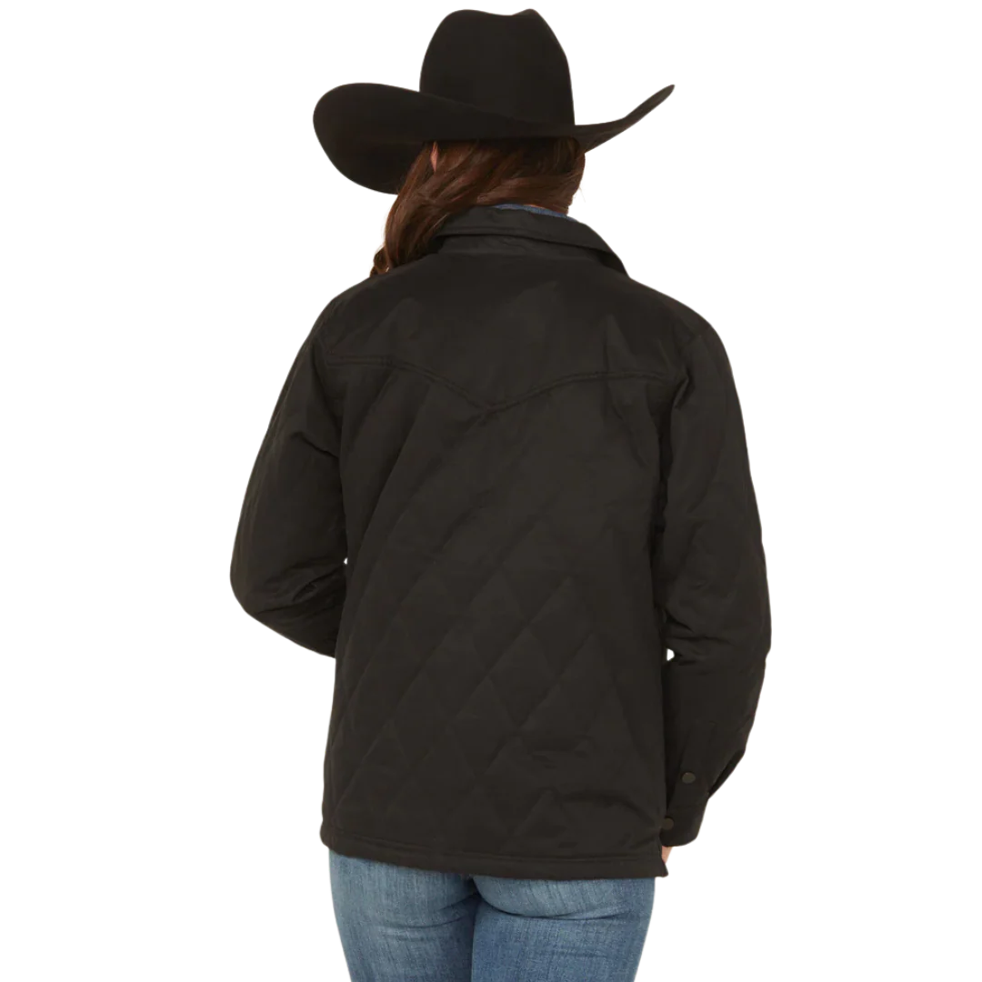 10062812 Grizzly Quilted Barn Black Jacket