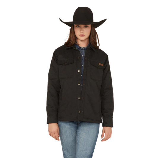 10062812 Grizzly Quilted Barn Black Jacket
