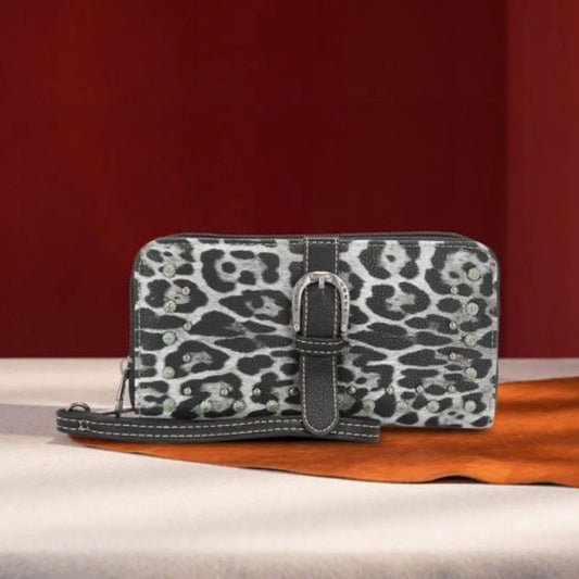 Leopard Print Wallet MW1240-W040BK