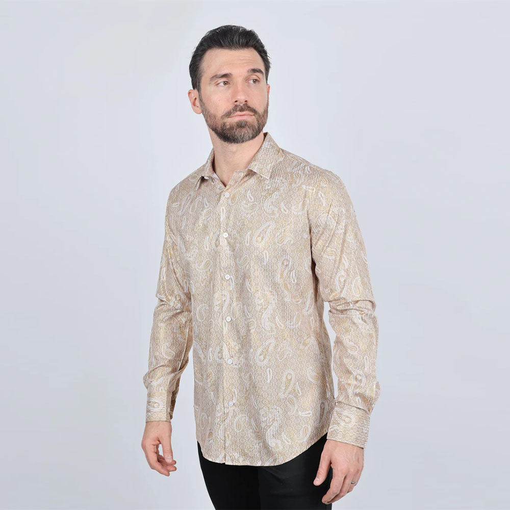 Platini Modern-Fit Foil Fashion Shirt FPL9867