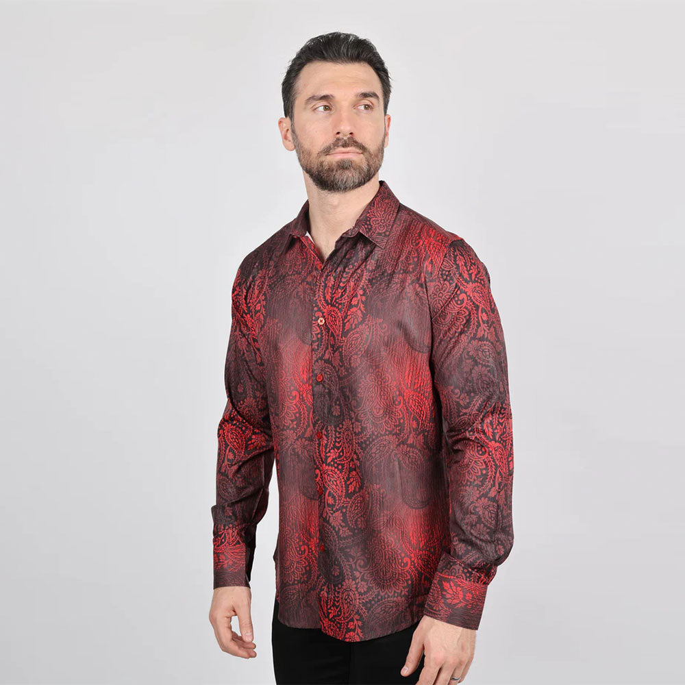 Platini Modern-Fit  Strech Foil Fashion Shirt FPL9868