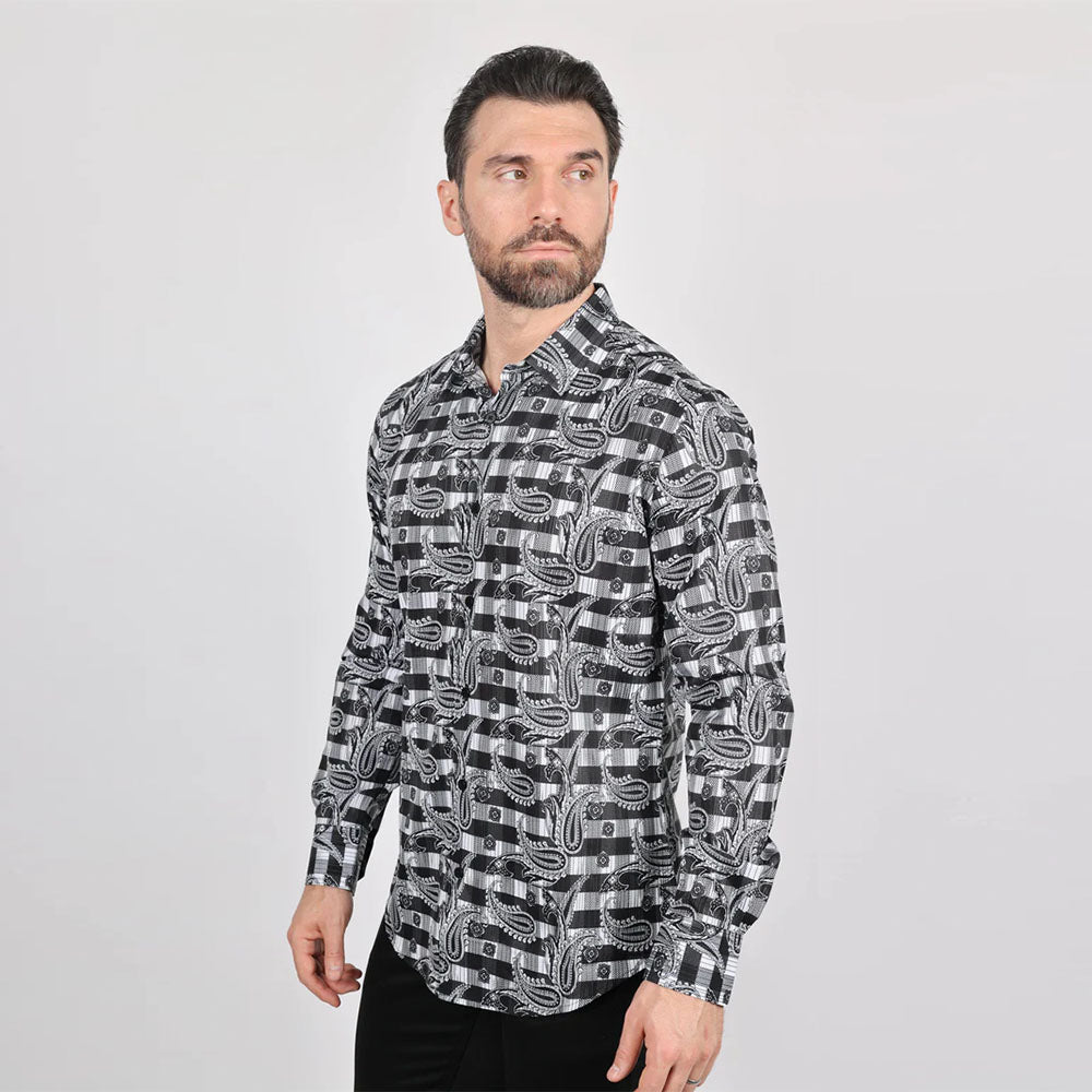 Platini Strech-Foil  Fashion Shirt FPL9869