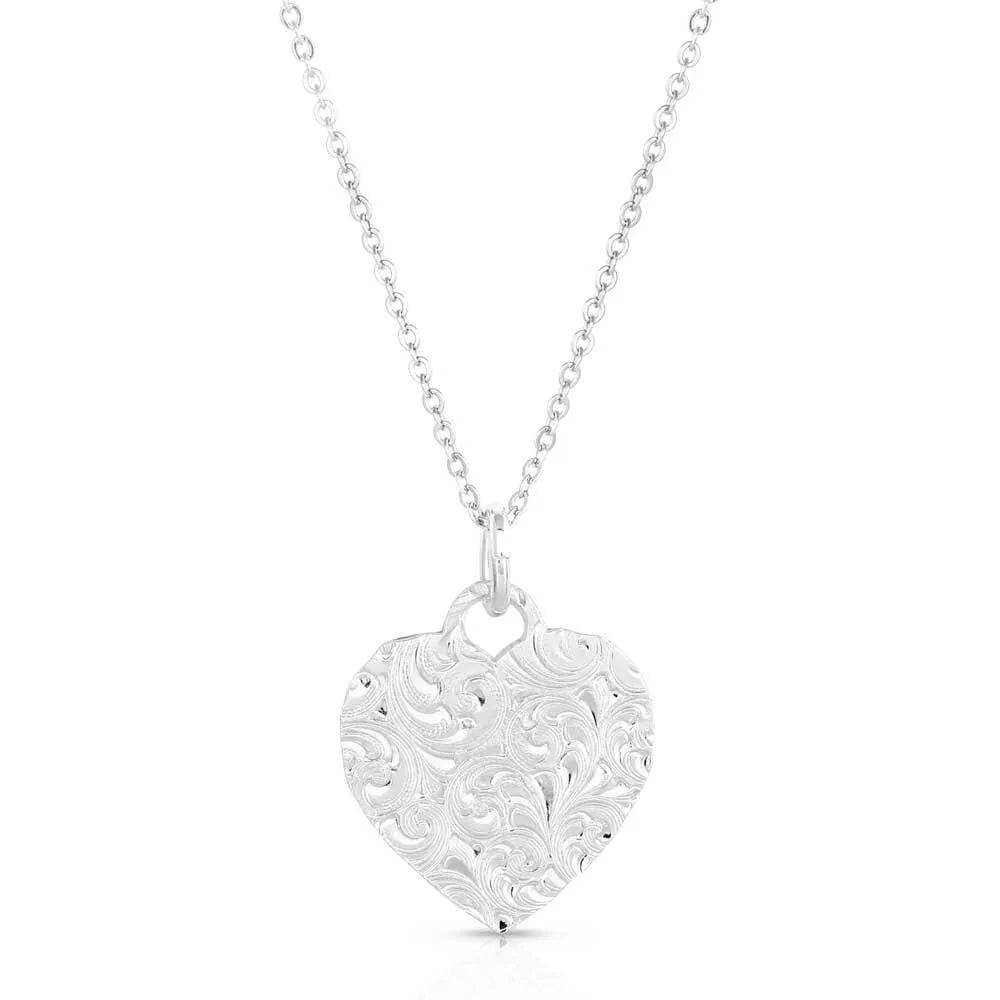 Chiseled Heart Turquoise Necklace NC5396