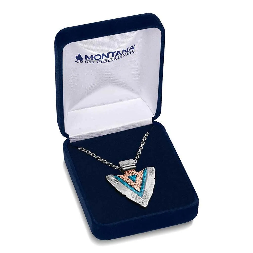 Inner Turquoise Arrow Necklace NC5839