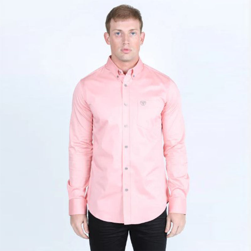 Single Pocket Logo Dress Shirt CTL9826