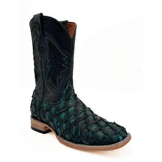 Fish Turquoise Espetial Cowboy Boot