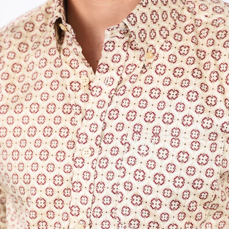 Satin Cotton Spandex Modern Fit Shirt CWL11056