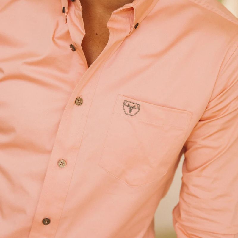 Single Pocket Logo Dress Shirt CTL9826