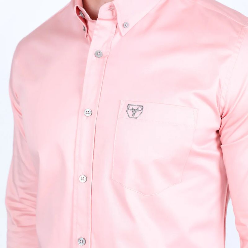 Single Pocket Logo Dress Shirt CTL9826