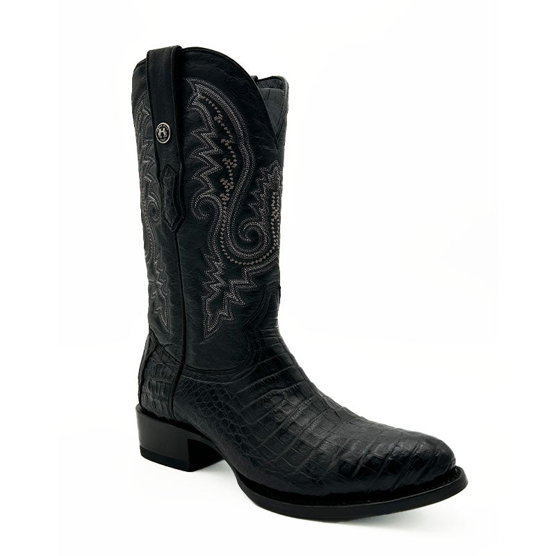 Black Caiman Belly Blck Cognac Cowboy Boot TMX200171