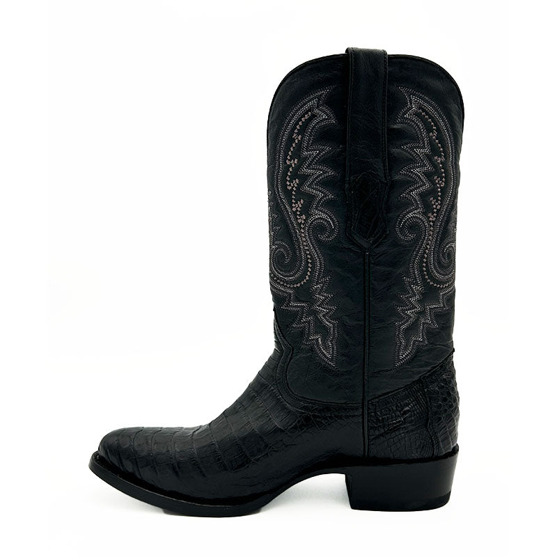 Black Caiman Belly Blck Cognac Cowboy Boot TMX200171