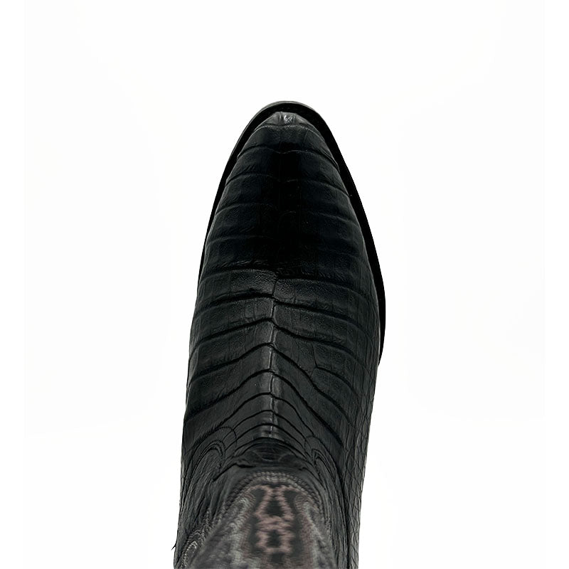 Black Caiman Belly Blck Cognac Cowboy Boot TMX200171