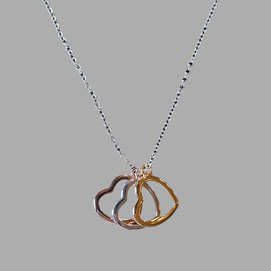 Trio Heart Necklace NC4494