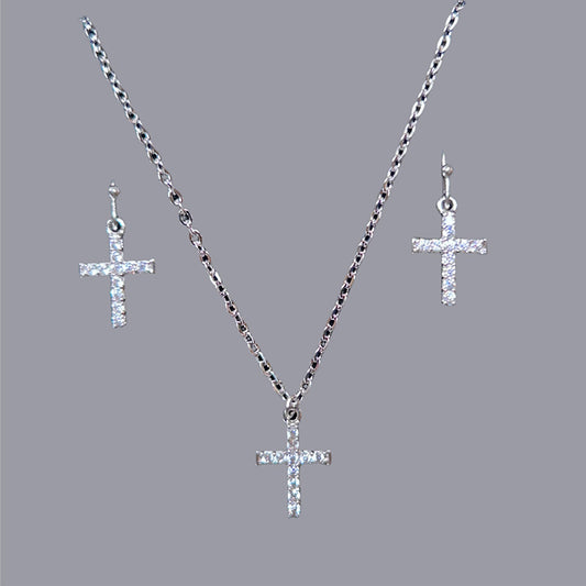 Unwavering Cross Necklace JS4543