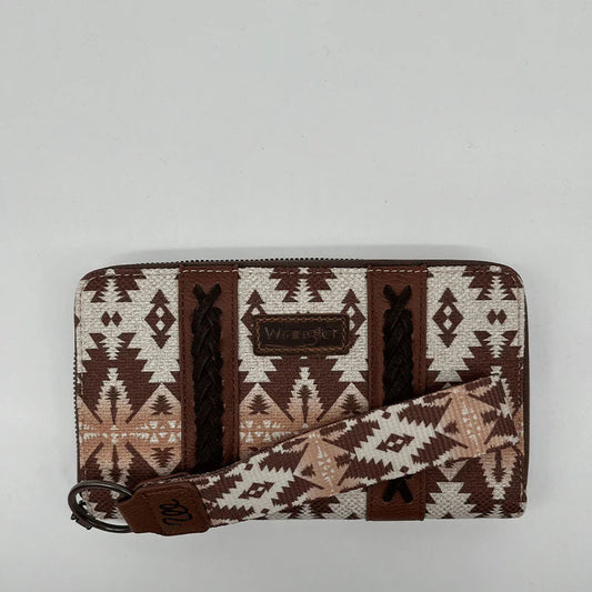 Brown Braided Wallet WG2203-W006LCF