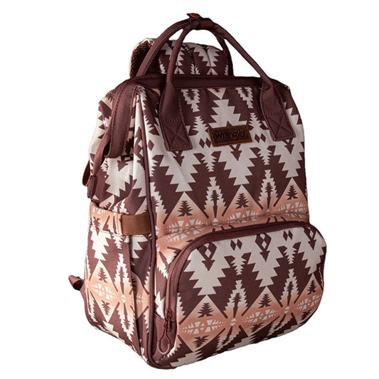 Brown Rhombus Backpack WG2204-9110BR