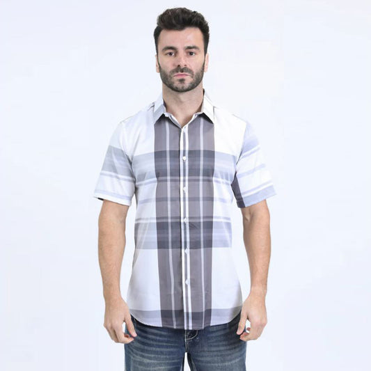 White Checkered Shirt CHS10843