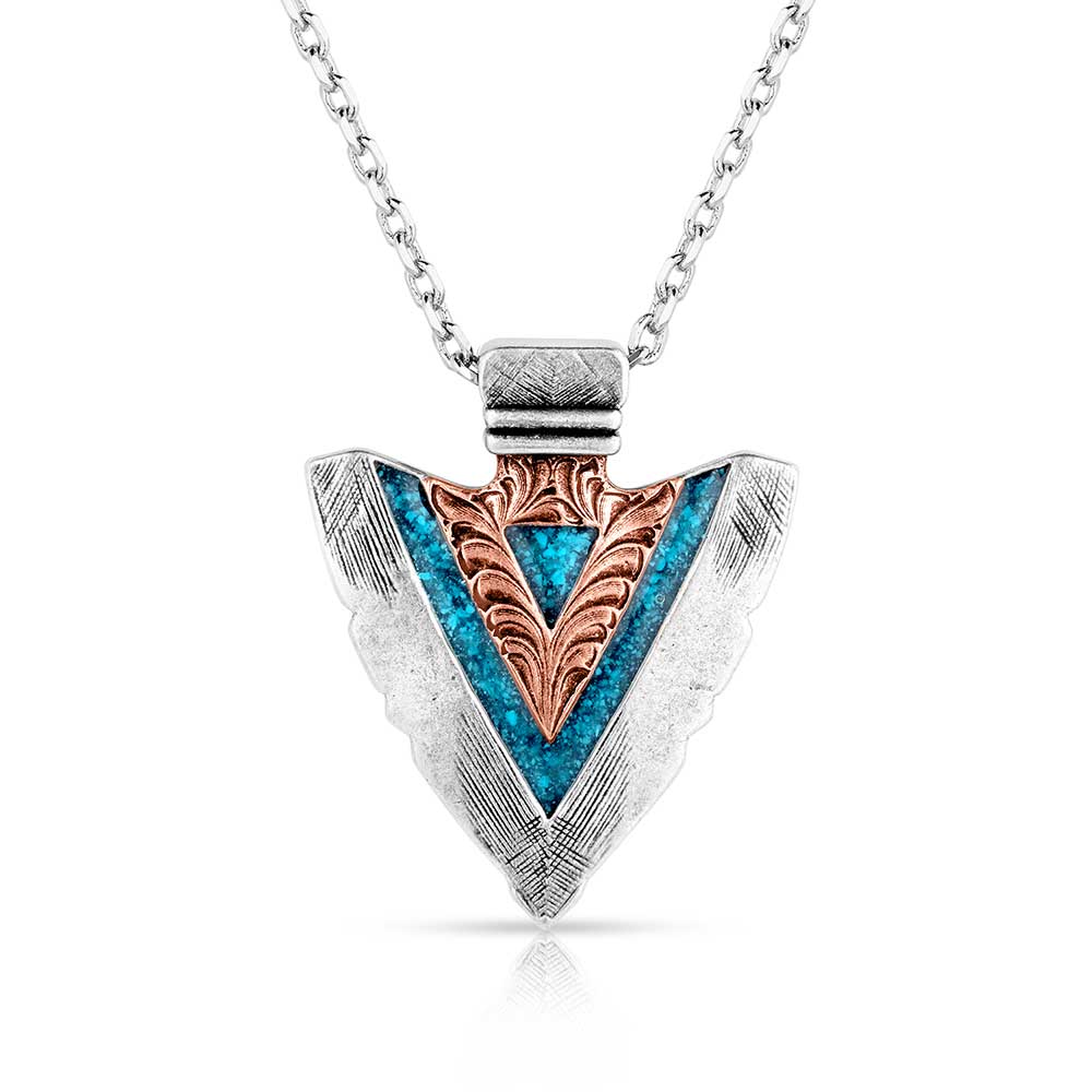 Inner Turquoise Arrow Necklace NC5839